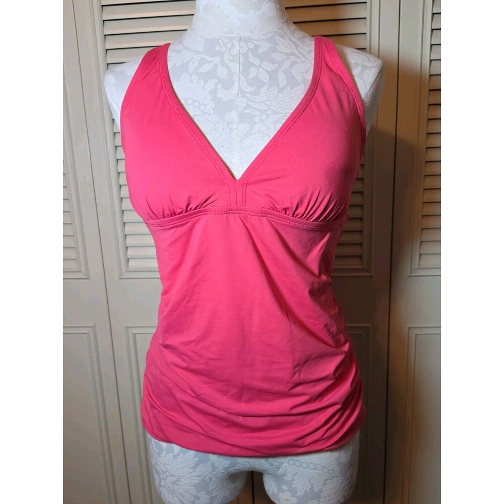 Tommy Bahama Coral Swim Tankini Top Size XL Beach Vacation Poolside Classic